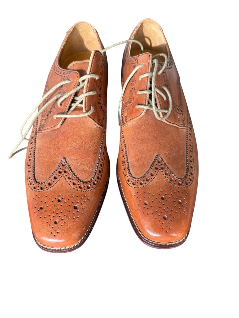 Cole Haan Air Madison Wingtip Oxford Brown Leather Shoes 11M